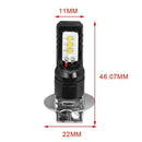 2Pcs H3 High Power CSP-6 LED 6500K White Fog Driving Light Bulbs Practical N7P9