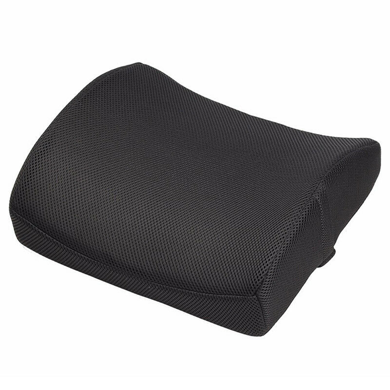 Lumbar Cushion Lower Back Support Pillow for Car Seat Office Chair Soft Mem J2F4