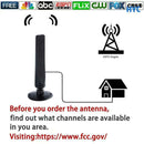 3.0M Mini DVB-T2 1080P Indoor Digital HDTV Antenna Signal Receiver Amplifier