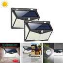 208 LED Solar Power PIR Motion Sensor Wall Light Outdoor Garden Lamp Waterproof