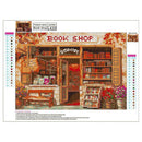 5D DIY Full Drill Diamond Painting Book Shop Cross Stitch Embroidery Mosaic