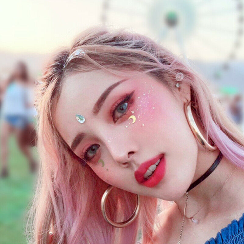 12 Colors Glitter Sequins Powder Nail Art Face Body Eye Shadow Craft Makeup Set