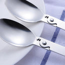 Folding Small Spoon Folding Tablespoon Portable Tableware Outdoor Camping T C5K2