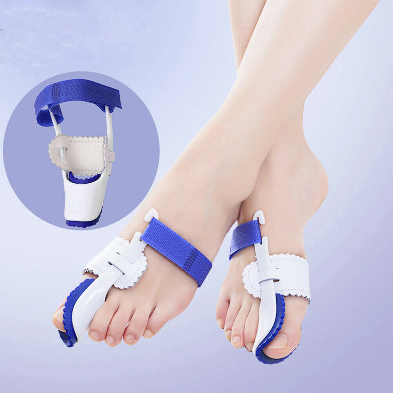 2pcs Toe Straightener Separator Bunion Splint Foot Hallux Valgus Corrector