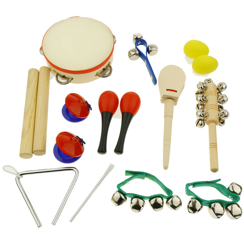 Kids Children Toddler Educational Musical Percussion Instruments Set Including