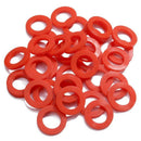 Outdoor Garden Hose Silicone Washer Gasket, 90Pcs Red O-Rings Silicone Wash