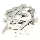 100pcs Set 2.5*0.5cm Solder Tab for Sub C 14500 Rechargeable Battery Cell