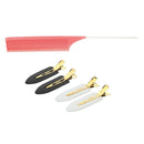 No Bend Hair Clips No Mark Barrette & Salon Comb Hairstyle Styling Tool