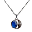 Color Change Jewelry Set, Round Moon Pendant Feeling Emotion Choker Mood Pendant