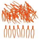 50pcs Plastic plant clips fixing fastening clamp strawberry farming clME