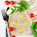 4pcs/Set DIY Dumplings Maker Plastic Pastry Baking Molds Kitchen Accessory A