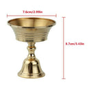 Handmade Ghee Lamp Holder Buddhism Oil Lamp Candle Holder Decor Dia  76mm