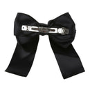 Women's Bow Hair Clips Barrette Ponytail Holder Black