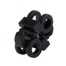 10X Clip Clamp Cord Lock EDC Cross Outdoor Shoelace Buckle Stopper Rope Best 3C