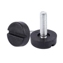 Anti-slip Adjustable Furniture Levelling Feet M6 x 20mm Thread 12 pcs A4T2