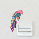 DIY Bird Diamond Painting Luminous Switch Stickers Bedroom Wall Decals