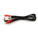 Dual RCA 2RCA Phono Plug Male to Male Audio Cable Lead Connector 1.5M  JR
