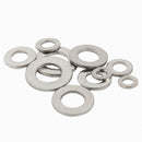 70pc M2.5,3,4 Flat Washers Gasket Seal Rings Kit - A4 316 Stainless Steel Metric