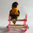 Parrot Chew Toys Swing Plastic Hobbyhorse Stand Bars Rocking Chair Platform