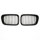 2pcs Matte Black Front Kidney Grill Grilles for BMW E46 98-01 318i 320i