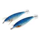 6pcs Luminous Squid Jig Hook Simulation Design Shrimp Fishing Lure Hard Bait