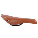 Bicycle Saddle Leather Soft Bike Seat Cover Mat MTB Bike Cushion (Brown)
