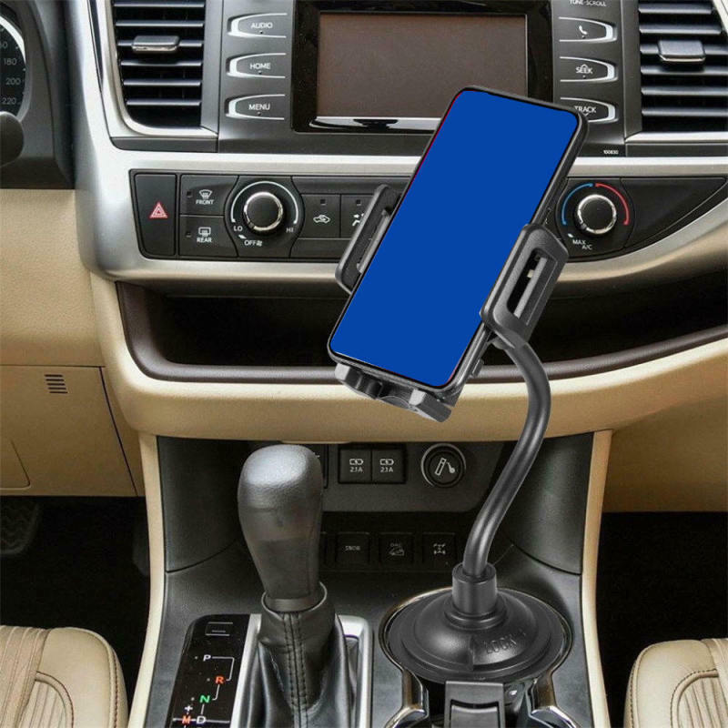 Generic Long Hose Car Cup Holder Cell Phone Holder 360 Degree Rotatable WHK