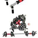 Barbel Spring Clip Dumbbell Bar Collar Clamp Weightlifting Bar Lock 30mm