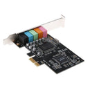 2X(Pci-E Express 5.1Ch Cmi8738 Audio Sound Card with Low Profile with Brack