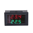 DC 4-28V Precision Dual Digital Display Thermometer NTC Waterproof Metal Probe