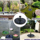 Outdoor Solar Powered Floating Bird Bath Water Fountain Pump Pool Garden C7O4