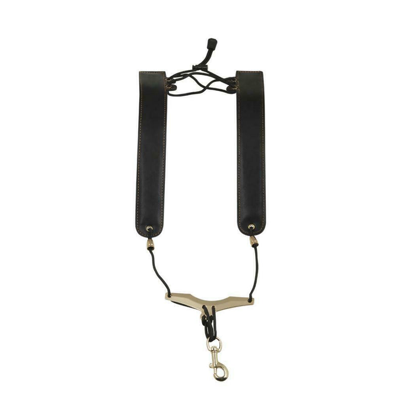 Saxophone Shoulder Strap - Synthetic Leather, 100% Handmade, No Stress on Neck
