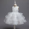 Summer Floral Girls Tutu Dresses Baby Wedding Dress for Kids Sequin Kids Dr K7V2