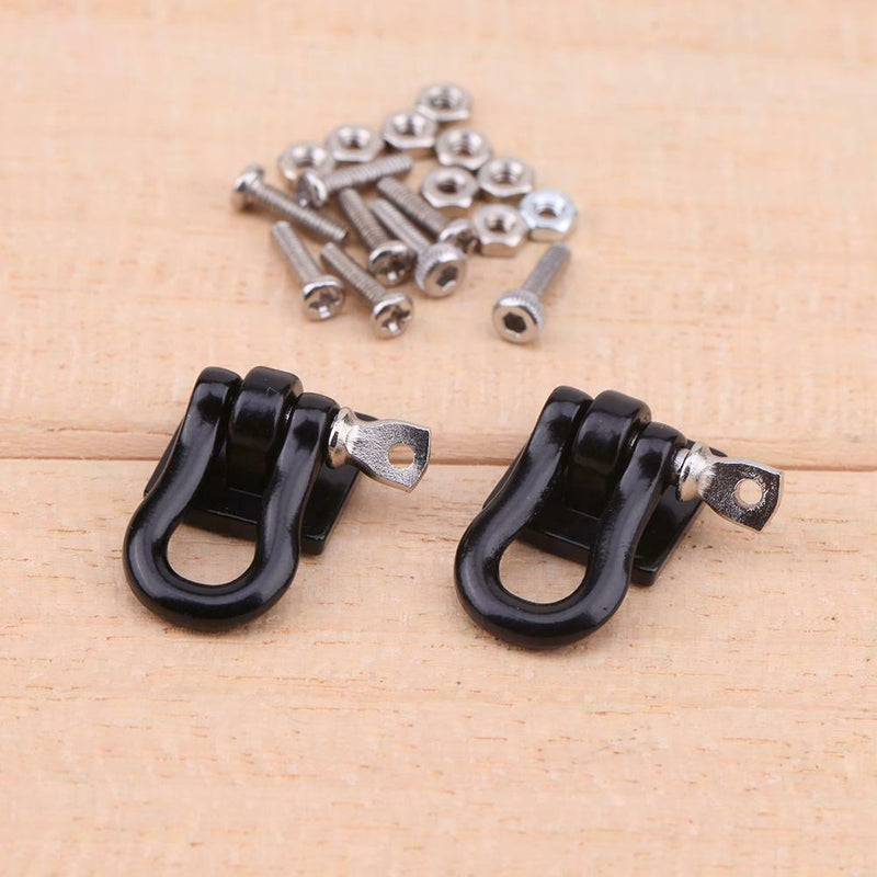 2pcs Metal Lock Catch Tow Chain RC Car Crawler Accessories for Traxxas Hsp