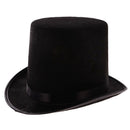 Halloween Top Hat Black Topper Ring Master Magician