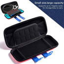Hard Case Zipper Carrying Storage Bag Fit for Nintend Switch (Red+Blue) A