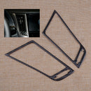 Carbon Fiber Console Air Vent Outlet Cover Trim Fit for Infiniti Q50 Q60 2014-19