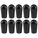 10pcs 4mm Plastic Guitar Toggle Switch Tip for LP Electric Guitar(Black)