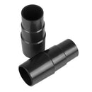 Set of 2 Vacuum Cleaner Attachment Converter Adaptor 32mm to 32mm 35mm Black