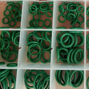 270 pcs/Set 18 Sizes Car Kit Air Conditioning A/C Repair HNBR O-Ring Seal Green