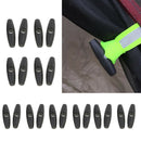 20pcs Outdoor Awning Tent Fly Canopy Door Curtain Fasten Roll Tie Buckle