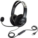 USB Headset Noise Cancelling Headphone + Microphone Mic for PC Computer Gamer