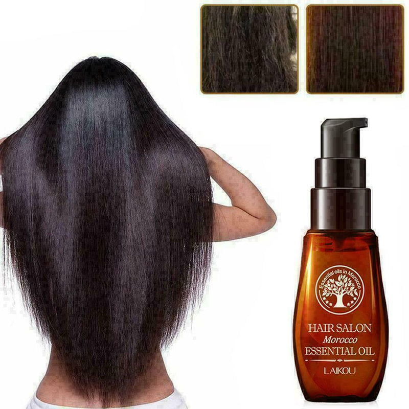 40ML Oil Morocco Natural Moisturizing Damaged Hair Hair New & Kerat Dry Rep P9D1