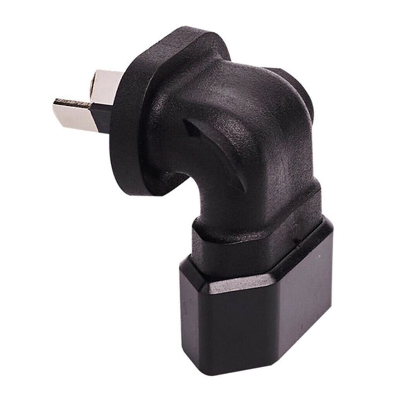 Black AU to EU European Travel Power Charger Adapter Plug Outlet Converter
