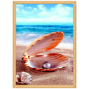 5D DIY Full Drill Diamond Painting Cross Stitch Kit (Sandy Beach-k522)