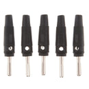 10Pieces Wire Audio Speaker Cable Banana Plug Connectors 4mm Jacks Red+Black