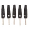 10Pieces Wire Audio Speaker Cable Banana Plug Connectors 4mm Jacks Red+Black