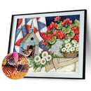 Full Round Drill 5D DIY Diamond Painting Flower Embroidery Art Kit (LG152)