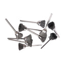 10x 3mm Rotary Steel Wire Wheel Brush Cup Tool Shank for Drill Rust Weld â„–[