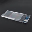 1X(Transparent 2.5 Inch Hdd Case Sata To Usb 3.0 Adapter High Speed Box Har